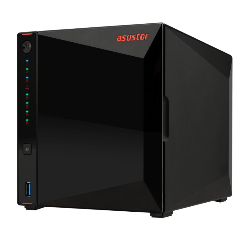 Asustor AS5404T NAS/storage server Ethernet LAN Black N5105