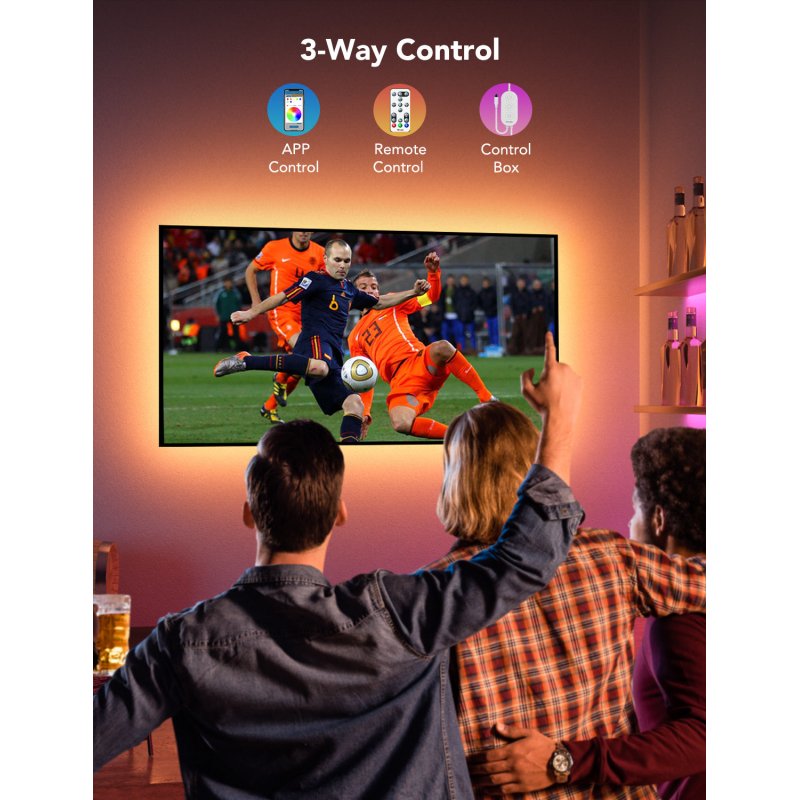 Govee - RGB Bluetooth LED Backlight for 46”- 60” TVs