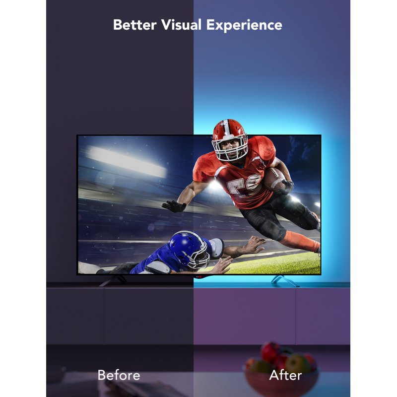 Govee - RGB Bluetooth LED Backlight for 46”- 60” TVs