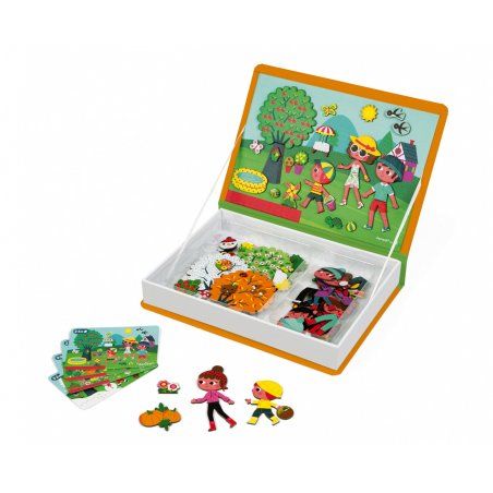Janod - Magneti'Book - 4 Seasons - 115 magnets (LKJ2721)