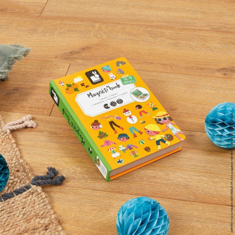 Janod - Magneti'Book - 4 Seasons - 115 magnets (LKJ2721)
