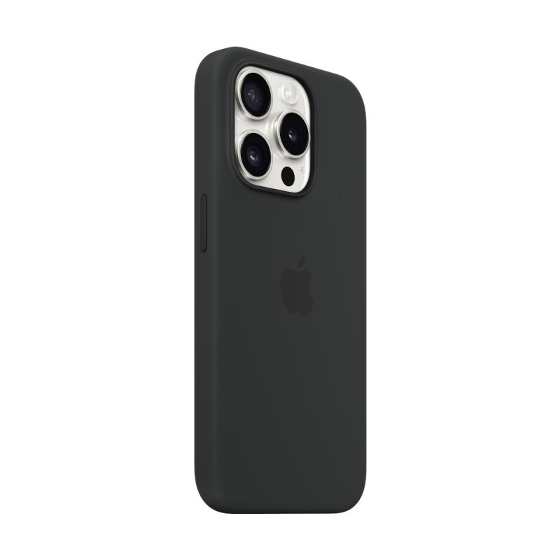 IPHONE 15 PRO SILICONE CASE WITH MAGSAFE - BLACK