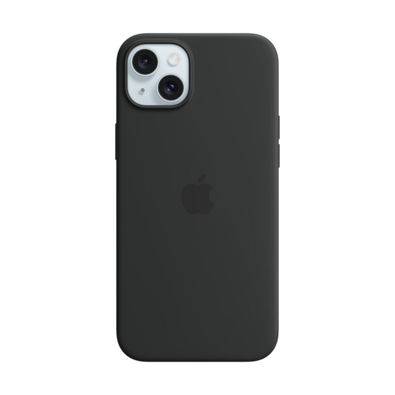 IPHONE 15 PLUS SILICONE CASE WITH MAGSAFE - BLACK