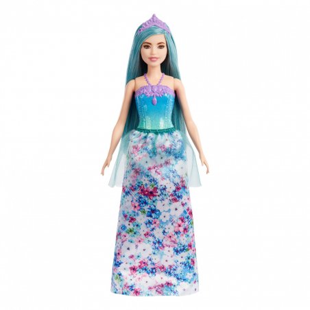 Barbie - Dreamtopia Royal Doll - Teal Hair (HGR16)