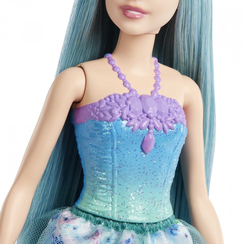 Barbie - Dreamtopia Royal Doll - Teal Hair (HGR16)
