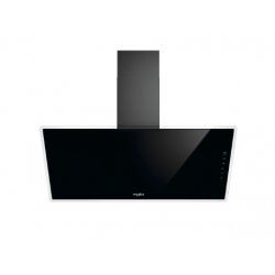 Whirlpool WHVF93FLTK cooker hood Wall-mounted Black 660 m³/h B