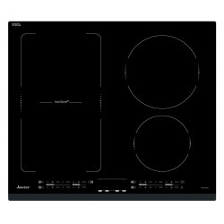 Sauter SPI6467B hob Black Built-in Zone induction hob 4 zone(s)