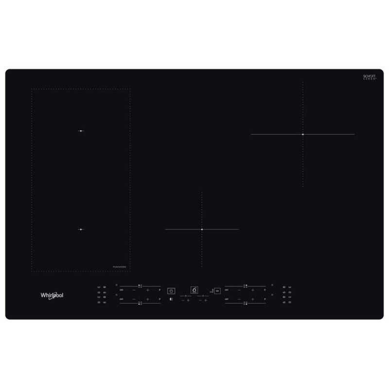 Whirlpool WL B2977 NE Noir Intégré 77 cm Plaque avec zone à induction 4 zone(s)