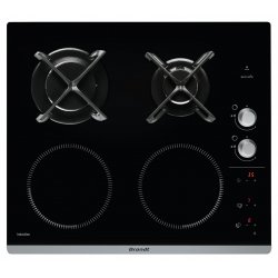 Brandt BPI6414BM plaque Noir Intégré Combi 4 zone(s)