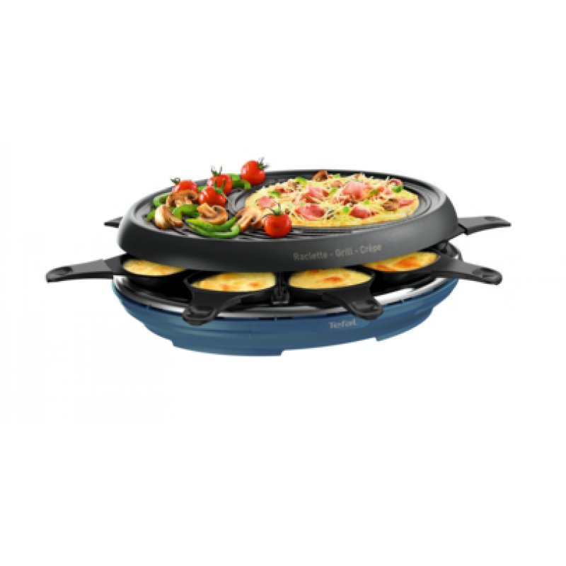 Tefal Colormania Aqua raclette grill 8 person(s) Black