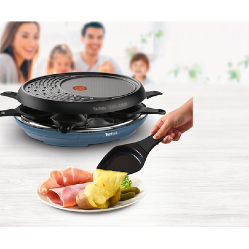 Tefal Colormania Aqua raclette grill 8 person(s) Black