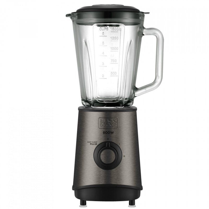 Black & Decker BXJB800E blender Tabletop blender 800 W Black, Transparent