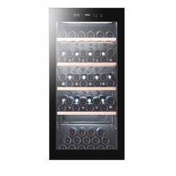 Haier Wine Bank 60 Serie 3 WS105GA Refroidisseur de vin compresseur Pose libre Noir 105 bouteille(s)