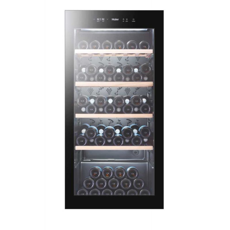 Haier Wine Bank 60 Serie 3 WS105GA Compressor wine cooler Freestanding Black 105 bottle(s)