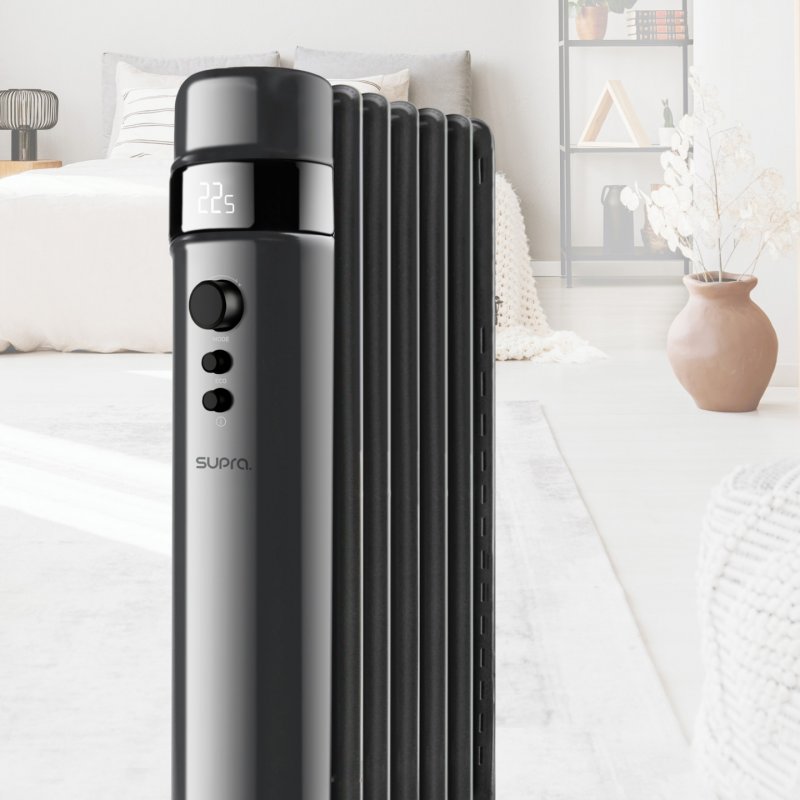 Supra OREA 1500 Indoor Black 1500 W Oil electric space heater