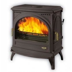 Godin Petit Carvin stove Firewood Anthracite, Black