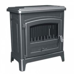 Godin Fonteval stove Freestanding Firewood Anthracite, Black
