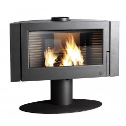 Invicta Antaya stove Freestanding Wood briquettes Black
