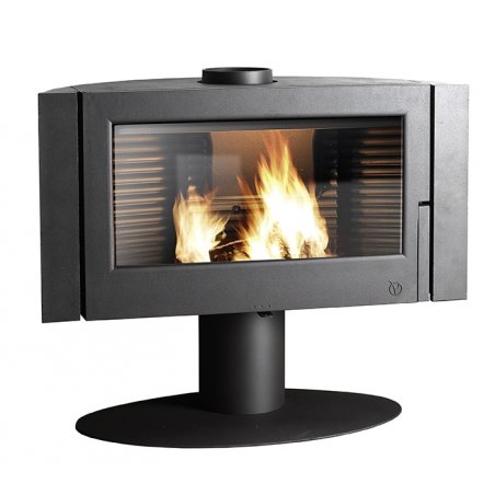 Invicta Antaya stove Freestanding Wood briquettes Black