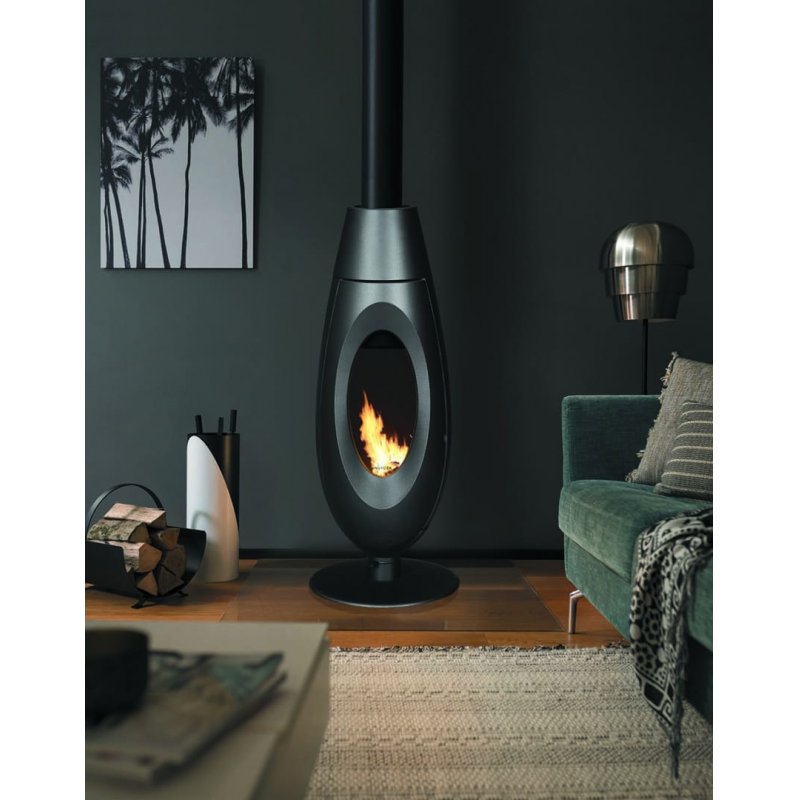 Invicta P614904 cheminée Intérieure Cheminée autonome Bois de chauffage Anthracite