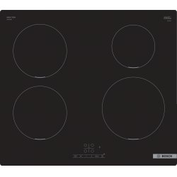 Bosch Serie 4 PUE611BB5E plaque Noir Intégré 60 cm Plaque avec zone à induction 4 zone(s)