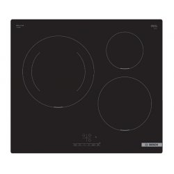 Bosch Serie 4 PUJ611BB5E plaque Noir Intégré 60 cm Plaque avec zone à induction 3 zone(s)