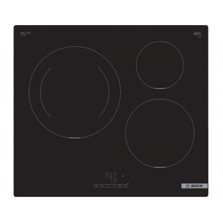 TABLE DE CUISSON INDUCTION 3 ZONES 60CM 4600W PUJ611BB5E