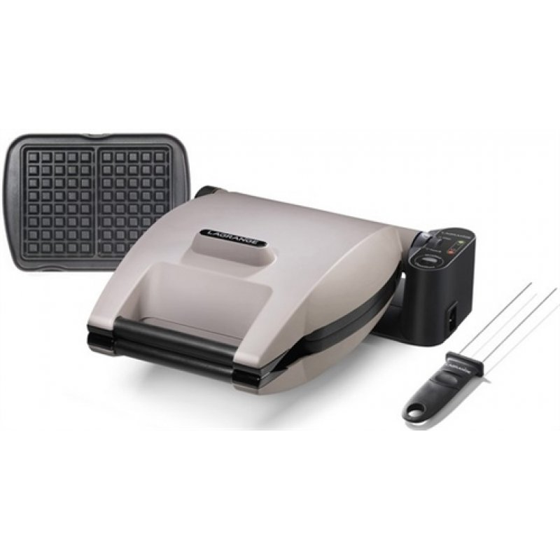 LAGRANGE Premium Gaufres 2 waffle(s) 1200 W Grey