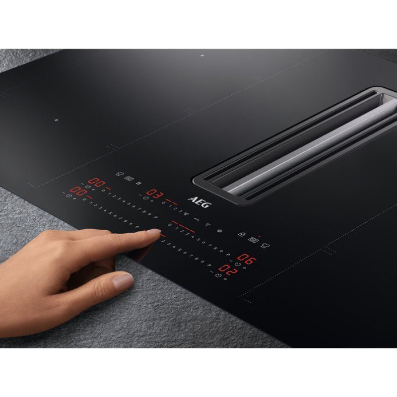 AEG CCE84779CB Black Built-in 83 cm Zone induction hob 4 zone(s)