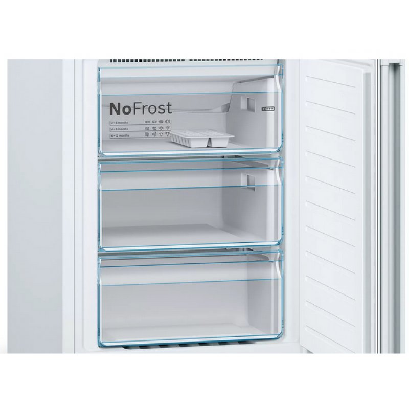 Bosch Serie 4 KGN36VWED fridge-freezer Freestanding 326 L E White