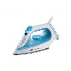 Braun TexStyle 1 Dry & Steam iron Ceramic soleplate 2000 W Blue, White