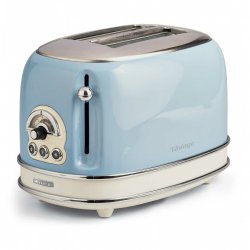 155BLEU TOASTER 2 FENTES VINTAGE BLEU