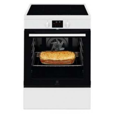 Electrolux LKI64890BW Freestanding cooker Zone induction hob White A 