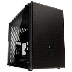 Raijintek compatible Ophion M Evo TGS Micro-ATX Gehäuse, Tempered Glass - schwarz