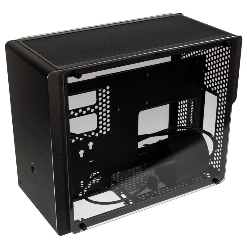 Raijintek compatible Ophion M Evo TGS Micro-ATX Gehäuse, Tempered Glass - schwarz