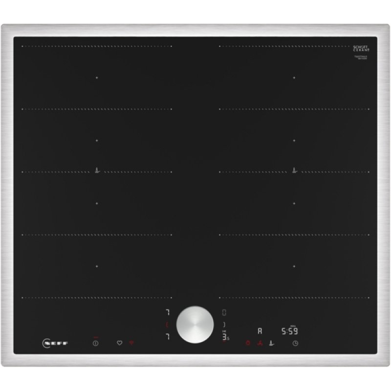 Neff N 90 Black Built-in 60 cm Zone induction hob 4 zone(s)