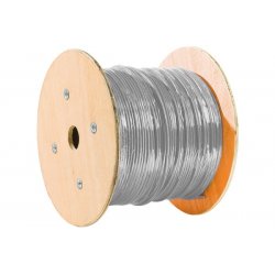 EKIVALAN U/FTP CAT6A SOLID DUPLEX GREY LSZH CPR Dca - 500M