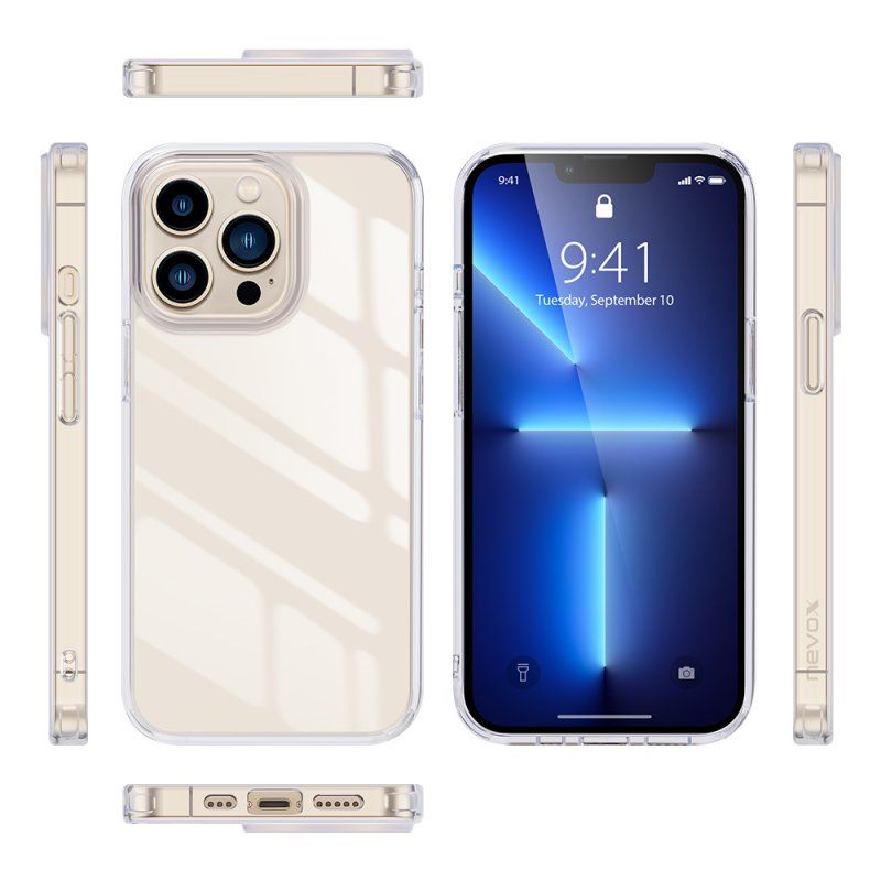 nevox StyleShell SHOCKFlex coque de protection pour téléphones portables 17 cm (6.7") Housse Transparent