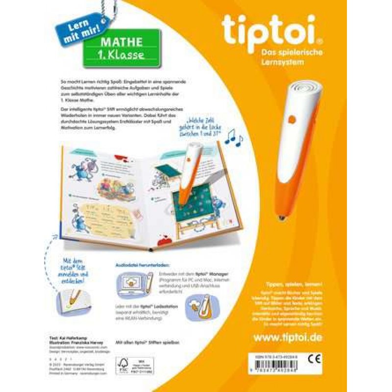 tiptoi Lern mit mir! Mathe 1. Klasse