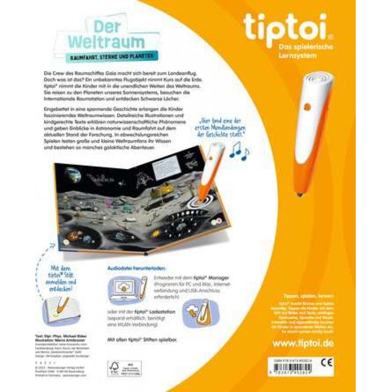tiptoi 49282 book Astronomy German 32 pages