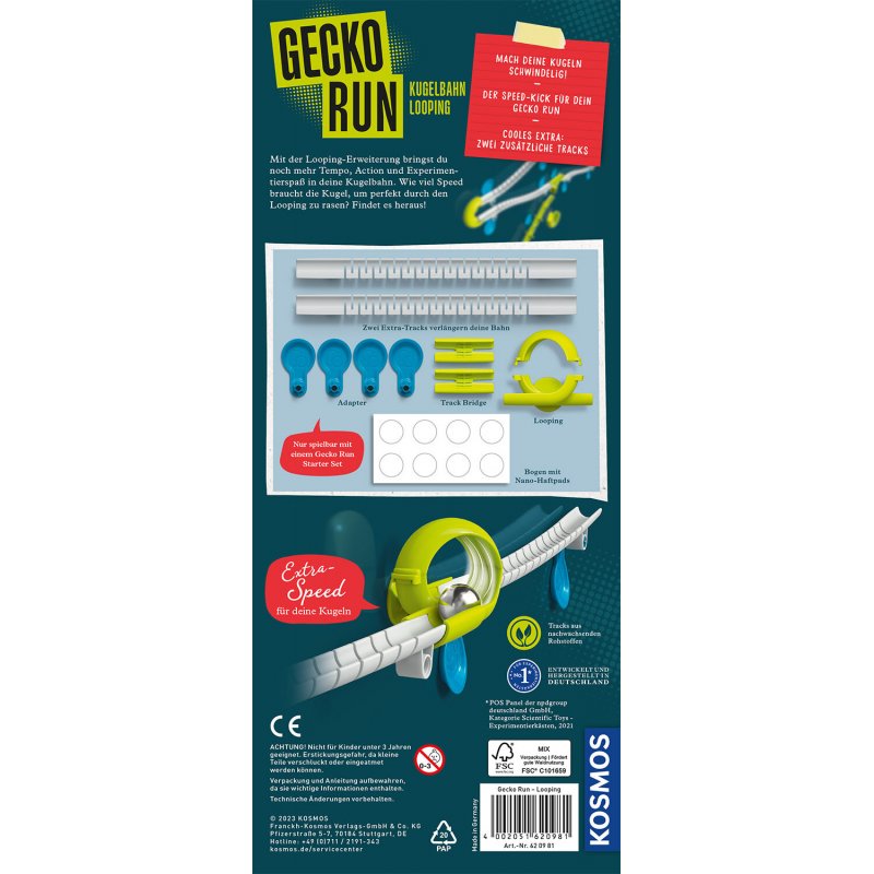 KOO Gecko Run - Marble Run Loop Extension V1 617295