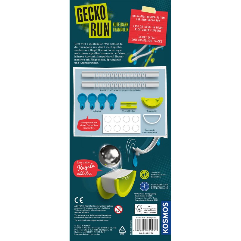 KOO Gecko Run - Marble Run Trampoline Extension V1 617301