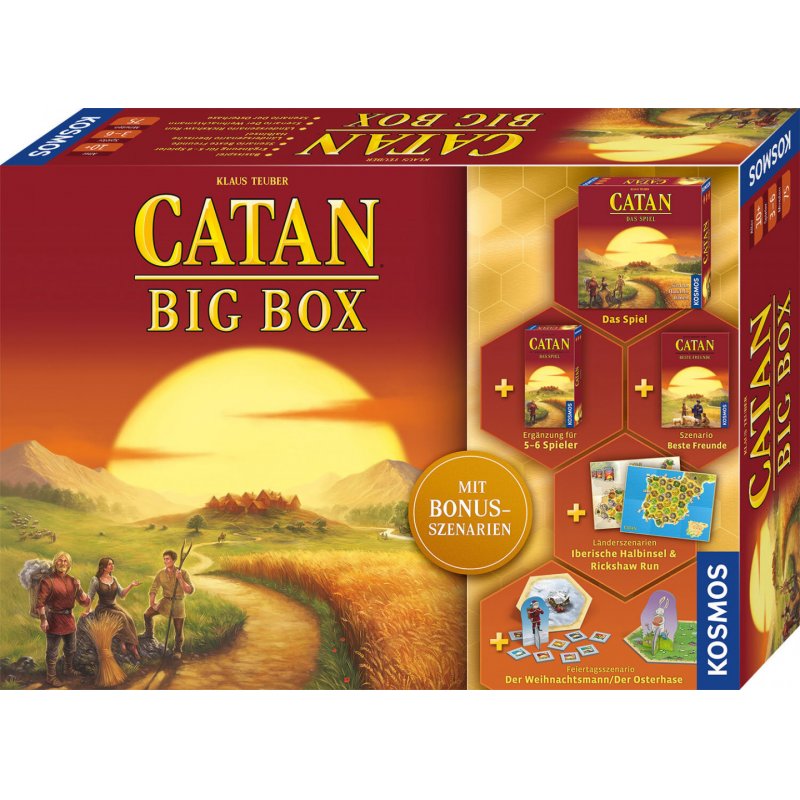 Kosmos Catan - Big Box 75 min Jeu de société Stratégie