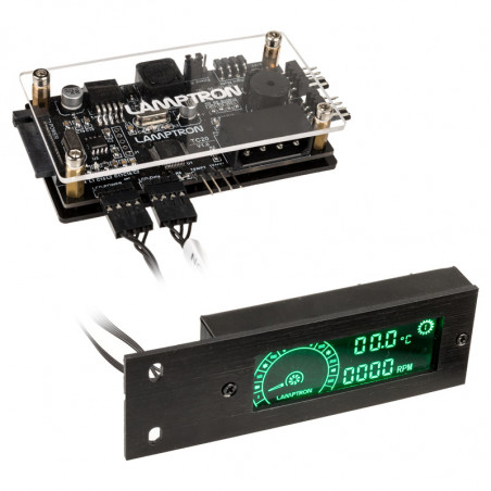Lamptron compatible TC20 PCI RGB-Lüfter und LED-Controller - noir