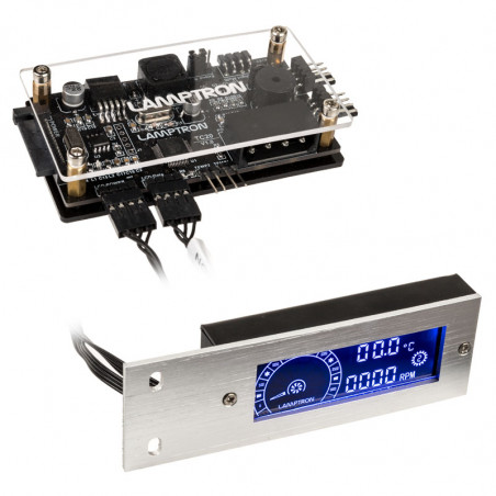 Lamptron compatible TC20 PCI RGB-Lüfter und LED-Controller - argent