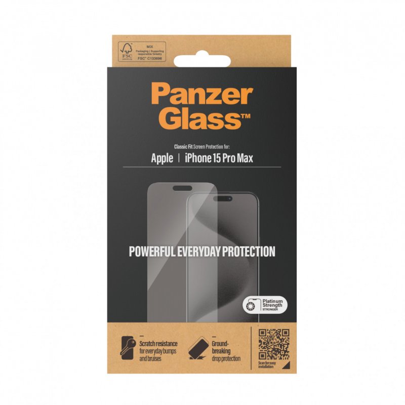 PanzerGlass Classic Fit Protection d'écran transparent Apple 1 pièce(s)