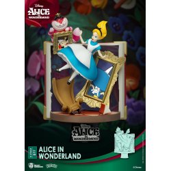 Disney - Diorama-077 - Livre Histoire - Alice aux Pays des Merveilles