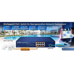PLANET MGS910XP Switch 8p 100/1G/2.5G PoE & 1 SFP 10G