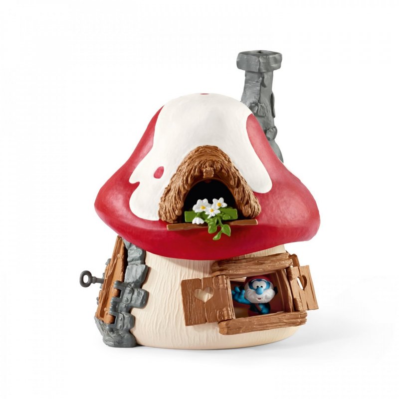 schleich Schtroumpfs Maison des avec 2 figurines