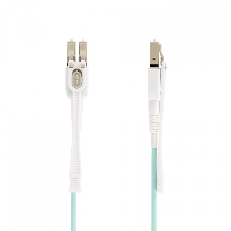 StarTech.com Câble Fibre Optique Multimode LC à LC (UPC) OM4 de 10m avec Languettes Push-Pull, 50/125µm, Réseaux